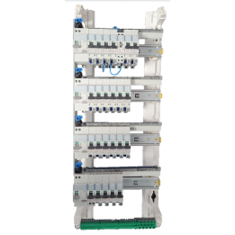Legrand- Tableau électrique pré-équipé et pré-câblé pour T6 - 13 modules - 4 Rangées - Réf: 093069