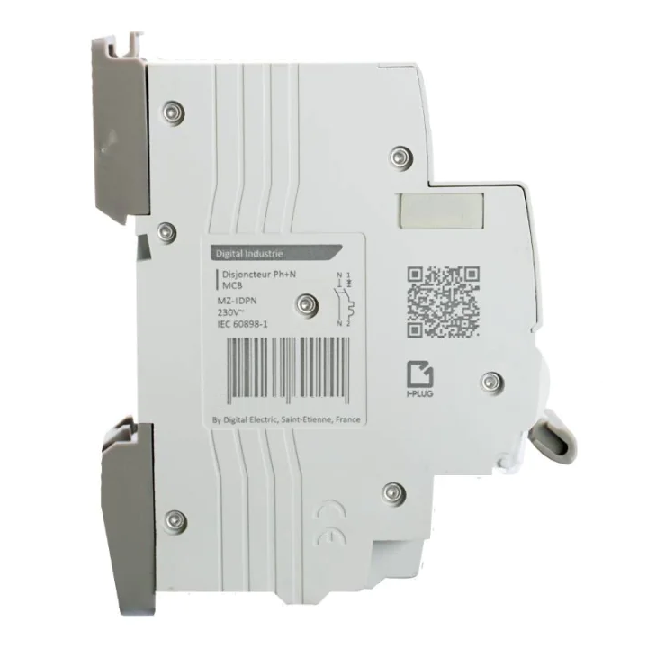 Digital Electric - Disjoncteur 2A Ph/N - Courbe C - 4,5 kA - Embrochable - Réf : 01302