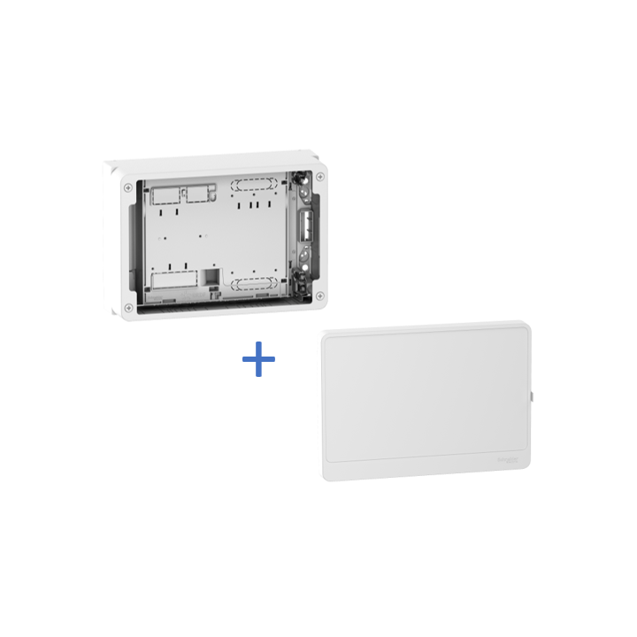 Schneider - Habillage + porte + Panneau contrôle - 18M - R9H18206+R9H18421