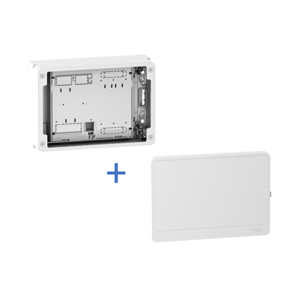 Schneider - Habillage + porte + Panneau contrôle - 18M - R9H18206+R9H18421