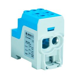 Digital Electric - Bornier de répartition NEUTRE - 100A - 2x25 + 6x16mm² - Réf : 41562