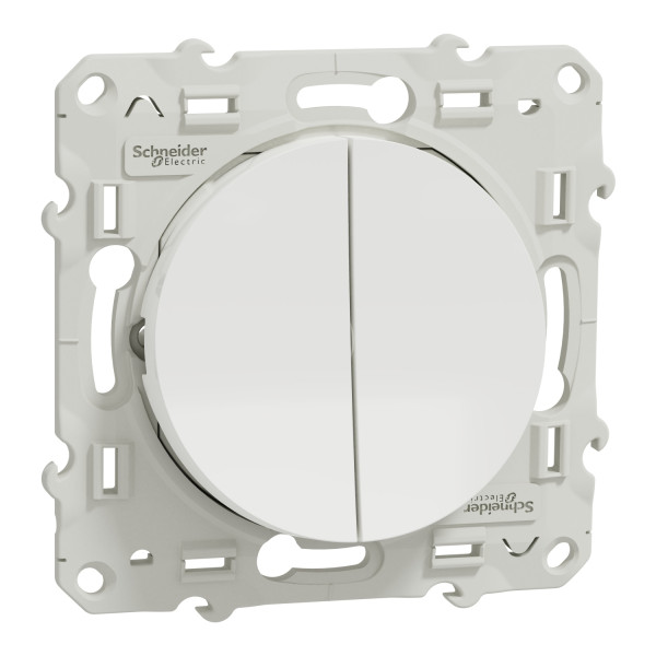 Schneider - Odace 2011 - LOT de 10 Double Va-et-vient -  Ref. :  S520214x10