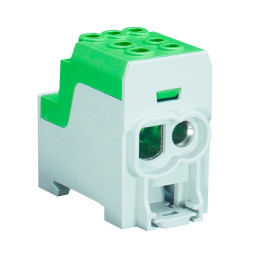 Digital Electric - Bornier de répartition TERRE - 100A - 2x25 + 6x16mm² - Réf : 41566
