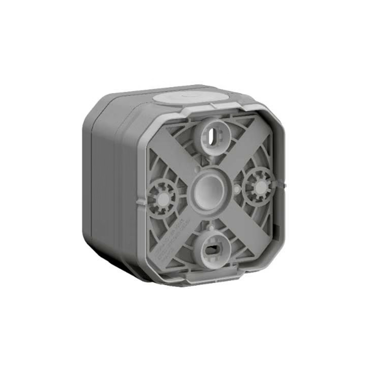 Legrand - Plexo L - Boîtier saillie étanche composable - 1 poste - gris - Réf : 069651L