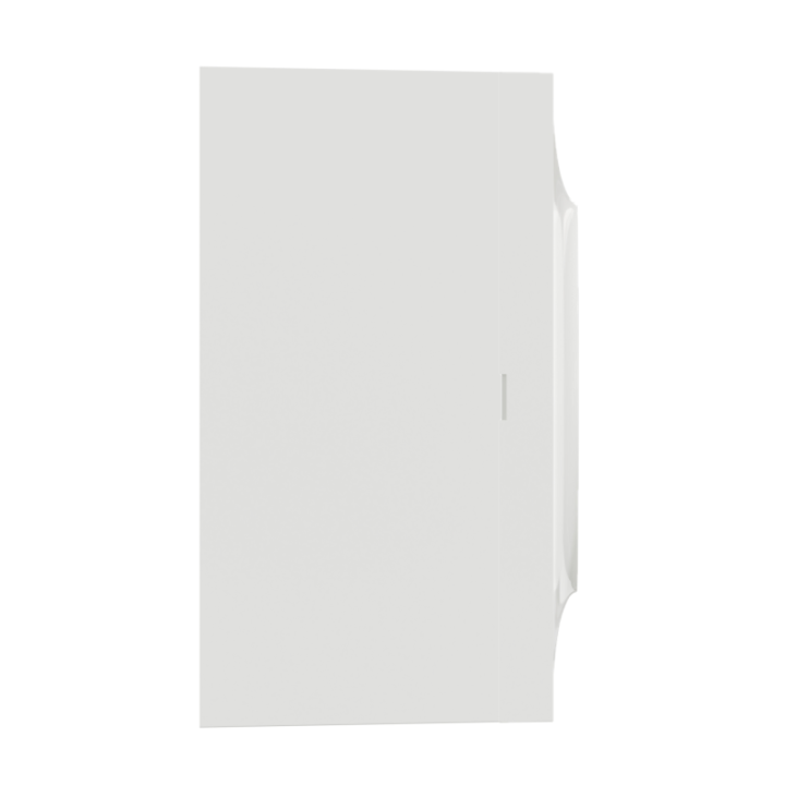 Schneider - Odace 2011 - Prise + Plaque + cadre saillie 1 poste - Blanc - Ref. : S520059 + S520762 + S520702