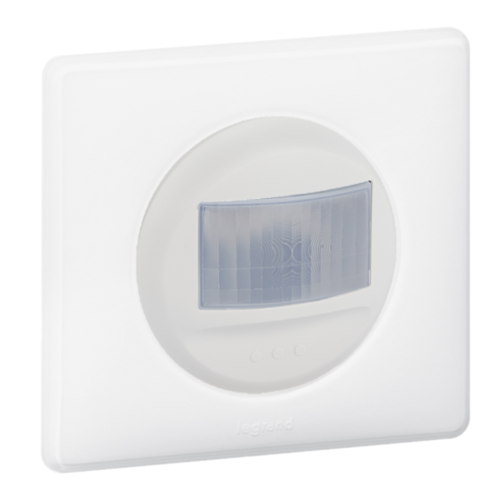 Legrand - Céliane - LOT - Détecteur Mural Complet - 2 fils sans neutre - Réf : 067026A+068026A+080251+066631