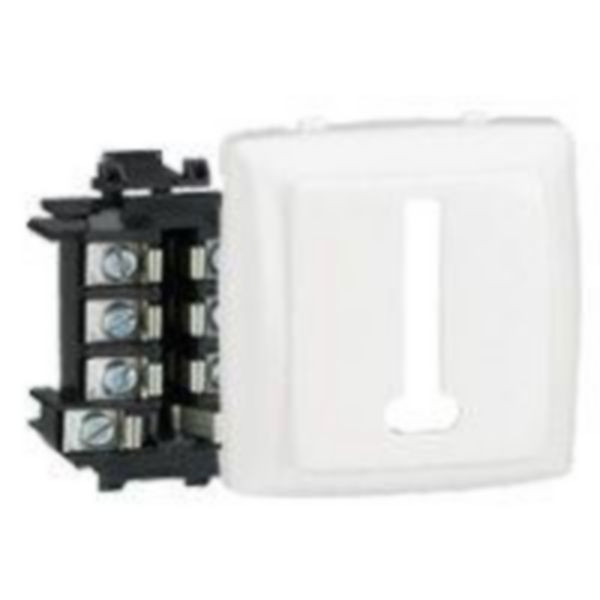 Legrand - Oteo - Prise téléphone 8 contacts - Composable - Blanc - Ref : 086138