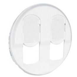 Legrand Céliane - Enjoliveur Double RJ45 blanc - 068252