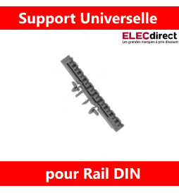 Legrand - Support universel pour monter tous les borniers sur rail symétrique ou asymétrique - 004811