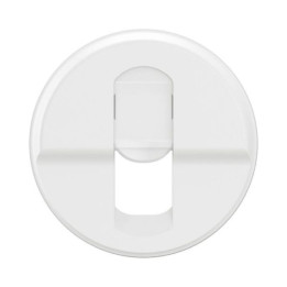 Legrand - Céliane - Enjoliveur pour prise simple RJ45 blindée catégorie 6A STP Grade 3 TV - Blanc - Réf : CB0346