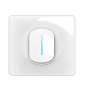Legrand - Céliane 2024 - Va-et-vient avec voyant témoin complet blanc 1 poste - Réf : CX7001 + CP0001