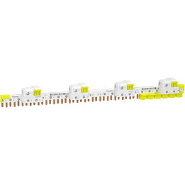 Schneider - Acti9 iDT40 - peigne avec connecteur - 1P+N - 24 modules de 18mm - 63A - A9XPP624