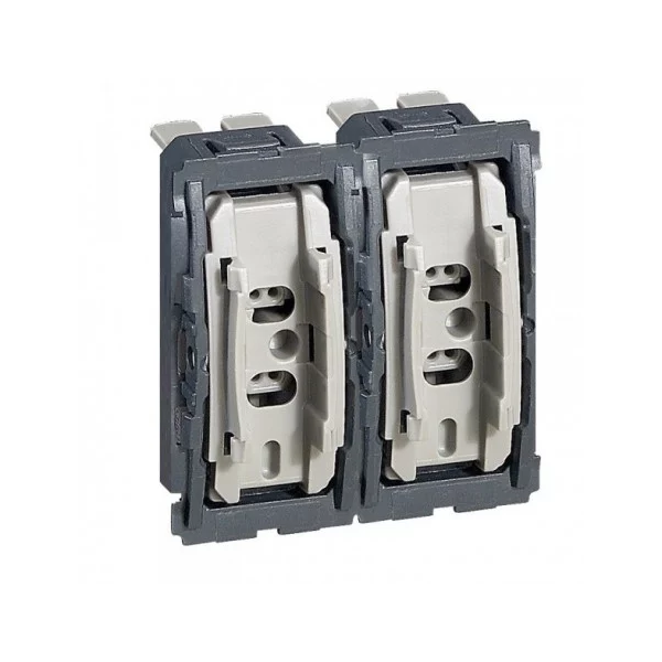 Legrand Céliane 2024 - Lot Double Interrupteur ou va-et-vient - 10A - 230V - Réf : CM0001x2