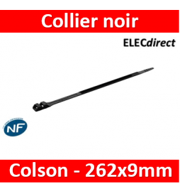 Legrand - collier installation électrique legrand colson 9 x 262 mm noir -  Accessoires de câblage - Rue du Commerce