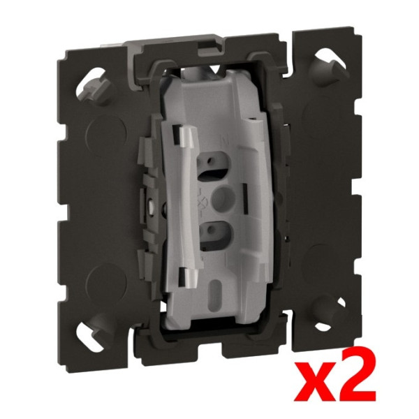 Legrand - Céliane 2024 - LOT Va et vient + Bouton poussoir - 10A - 230V - Réf : CM0001+CM0031