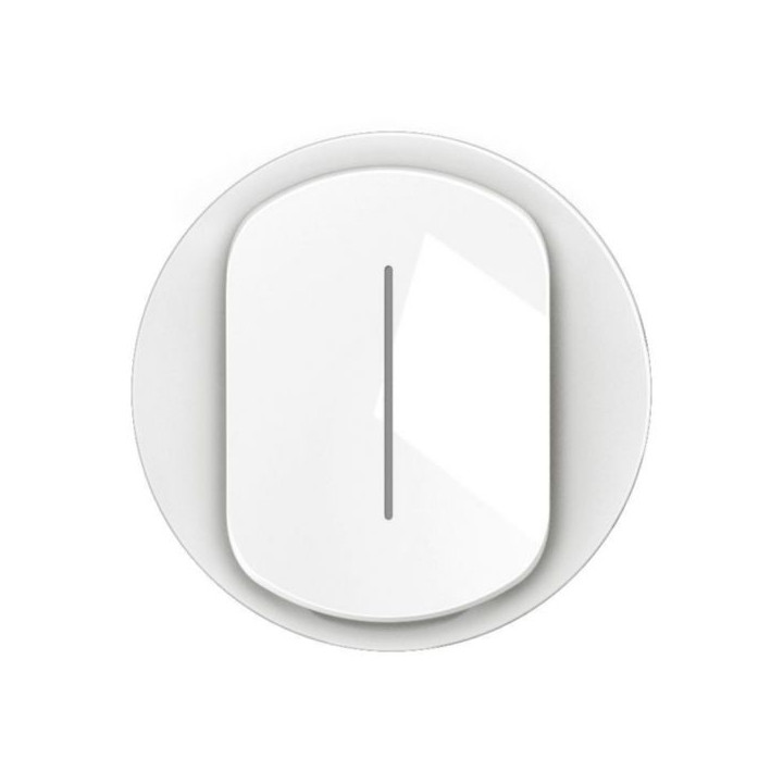 Legrand - Céliane 2024 - Enjoliveur pour interrupteur ou va-et-vient témoin- Blanc - Réf : CB0007