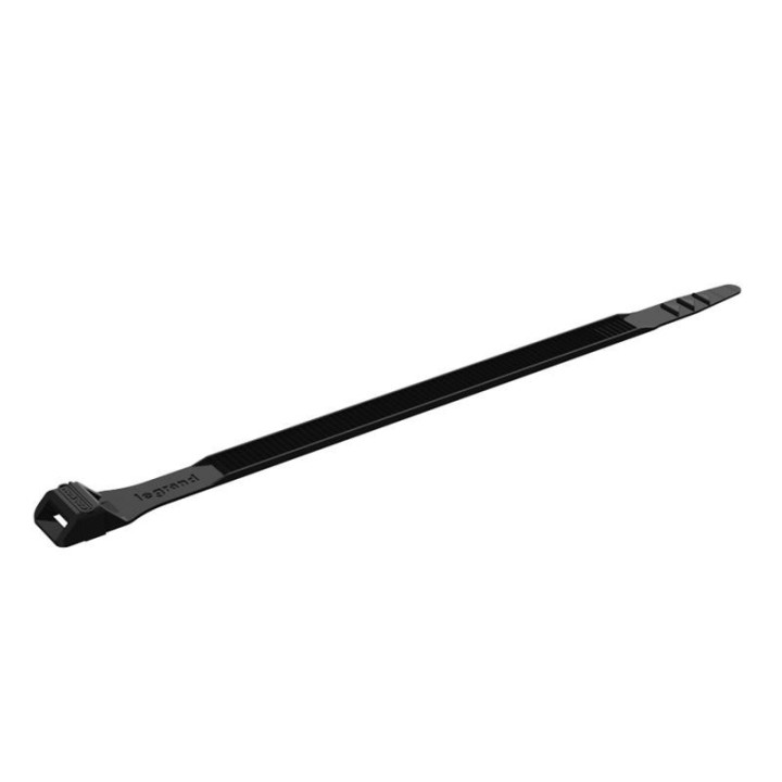 Legrand - Collier Colson noir à denture extérieure l.9mm et longueur 262mm - boîte 100 - Réf : 031916