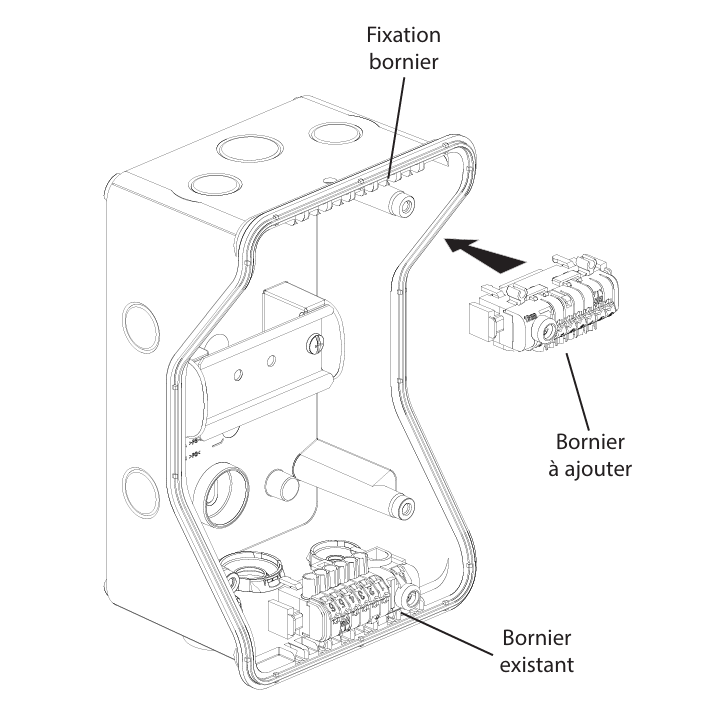 Legrand - Plexo³ - Coffret étanche - 8 modules - IP65/IK09 - Réf : 001908