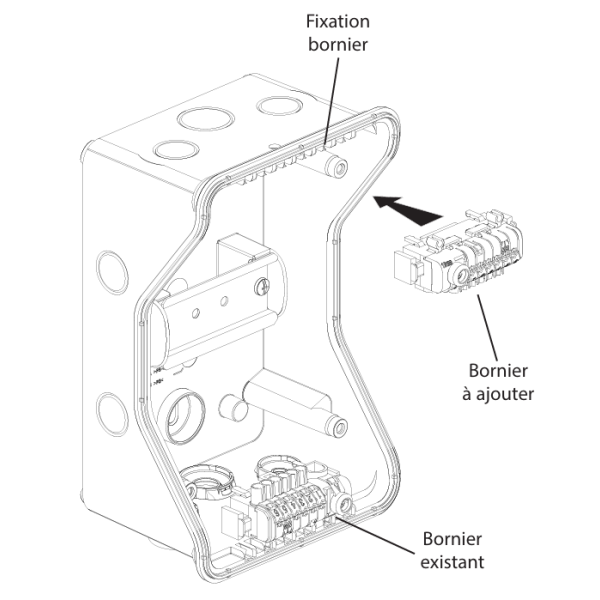 Legrand - Plexo³ - Coffret étanche - 8 modules - IP65/IK09 - Réf : 001908