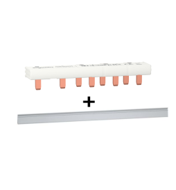 Schneider - Resi9 XP - monobloc Peigne Neutre+Phase 5M - 63A + cache dent - R9PXH205+404988