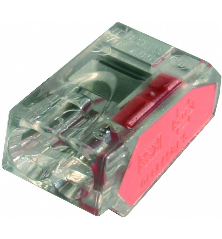 Capri - Bornes automatique 2 entrées pour fil rigide 0,5 à 2.5mm² ...