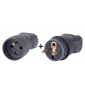 Legrand - Fiche + prolongateur 2P+T 16A - caout - IP44/IK08 - sortie droite - Réf : 050445+050446