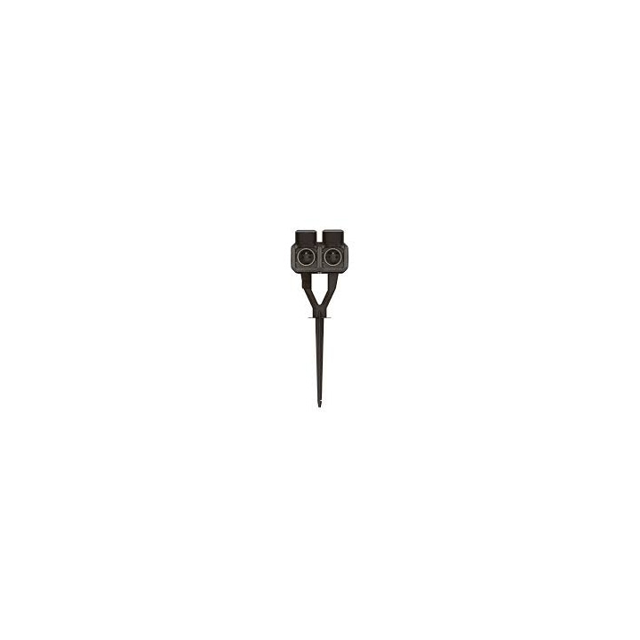 Legrand - Plexo - PC 2x2P+T précâblé 16A 230V + piquet de jardin - IP55/IK07 - Réf : 069749L