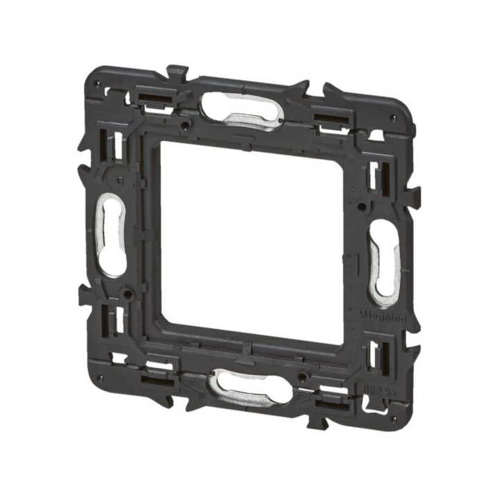 Legrand - Support simple 1 poste (2M) - Mosaic/Céliane - Fixation VIS - Réf : 080251