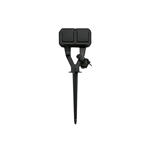 Legrand - Plexo - PC 2x2P+T précâblé 16A 230V + piquet de jardin - IP55/IK07 - Réf : 069749L