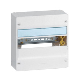 Legrand - Drivia - Coffret 1 rangée - 13 modules + Porte + Rehausse - Ref. : 401211+401371+401331