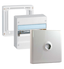 Legrand - Drivia - LOT - Coffret 1 Rangée - 13 Modules + porte + rehausse - Réf : 401211+401371+401331