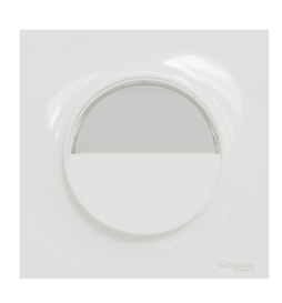 Bouton Poussoir Schneider Odace Avec Porte-étiquette Et Plaque – Réf S520266