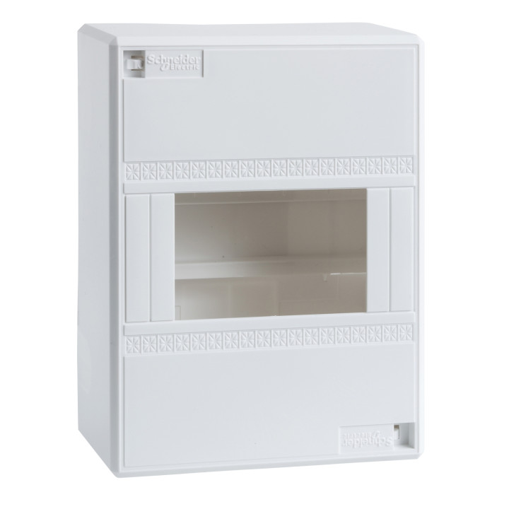 Schneider - Mini Coffret Opale - 6 Modules - Blanc - Ref : 13396