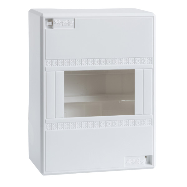 Schneider - Mini Coffret Opale - 6 Modules - Blanc - Ref : 13396