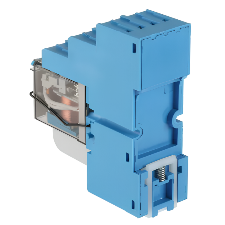 Finder - LOT - Relais Industriel 4RT 230V + Embase Relais - Réf : 553482300040+9404SMA