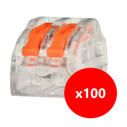 Capri - Lot connecteurs à levier 2, 3 et 5 entrées - fil rigide ou souple 0,5-4 mm (215 borniers) - Réf : 308102+308103+308105