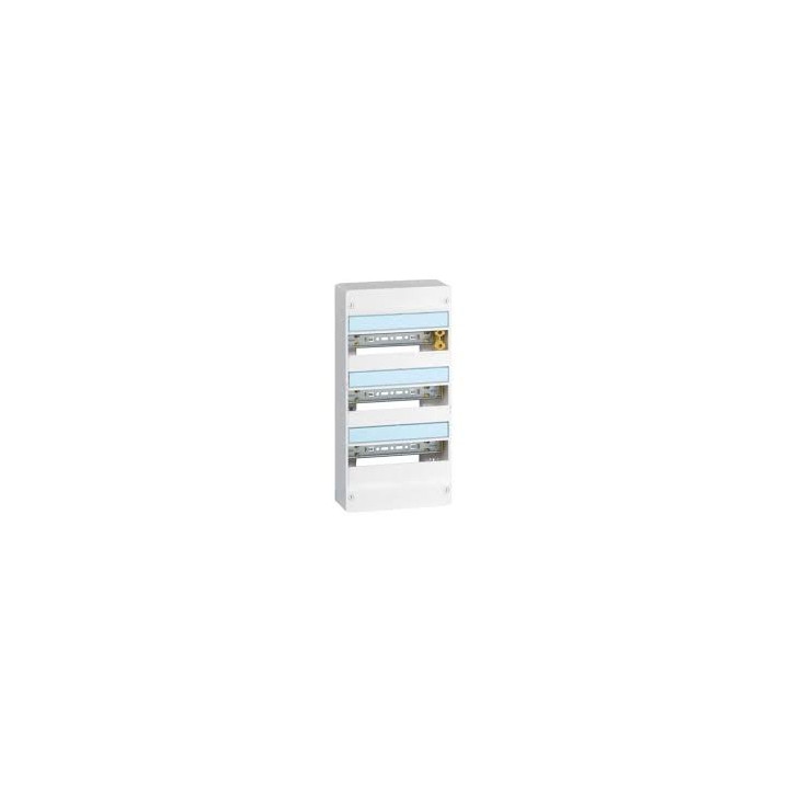 Legrand - Drivia - Coffret 3 rangées - 13 modules + Porte - Ref. : 401213+401333