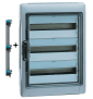 Legrand - Plexo³ - Coffret étanche + Peigne Verticale - 3 Rangées 12 Modules - IP65/IK09 - Réf. : 001923+405004