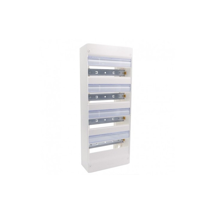 Legrand - Drivia - Coffret 4 rangées - 13 modules + Peigne vertical - Ref. : 401214+405002