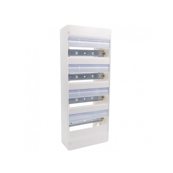 Legrand - Drivia - Coffret 4 rangées - 13 modules + Peigne vertical - Ref. : 401214+405002