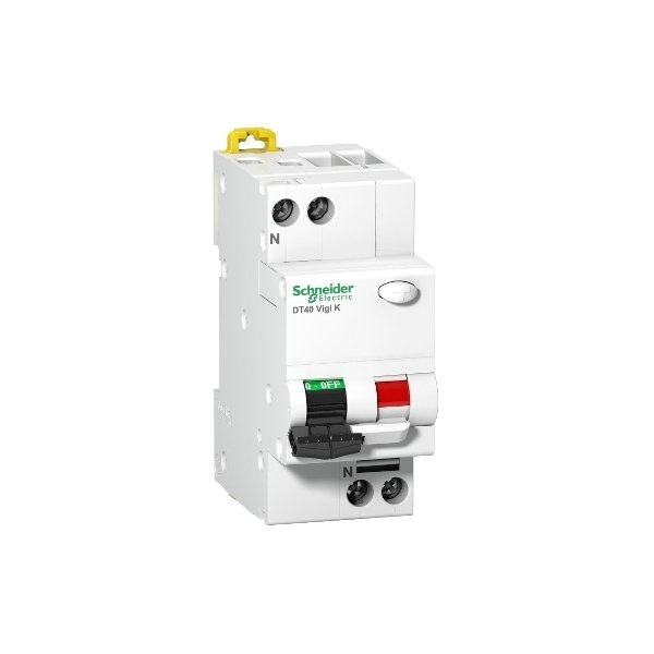 Schneider - Prodis DT40 Vigi K - disj. différentiel 4,5kA 1P+N courbe C 16A - type AC 30mA - A9N21202
