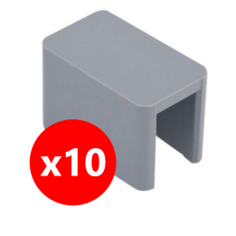 Legrand - LOT de 10 Capots d'extrémités pour peignes HX3 - Réf. : 404989 x10