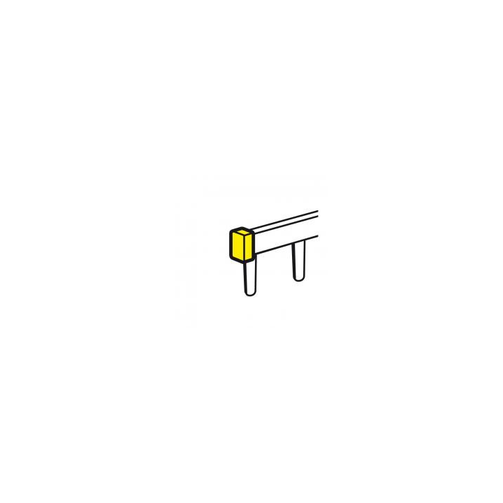 Legrand - LOT de 10 Capots d'extrémités pour peignes HX3 - Réf. : 404989 x10