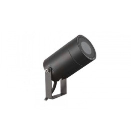 Miidex - Projecteur piquet slim (sans ampoule) - 230V - GU10 - Noir - IP65 - Réf : 70283