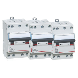 Legrand - Disjoncteur 4P DX3 - 20A - 6kA - courbe C - 406911x3