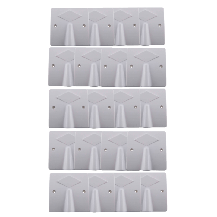 SIB - LOT de 20 Sorties de câbles 16/20A - à vis dim. 80x80 - Réf. : P11016x20