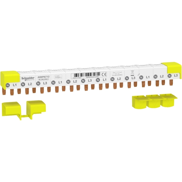 Schneider - Acti9 iDT40 - peigne - 3P+N - 12 modules de 18mm - 80A - A9XPN712