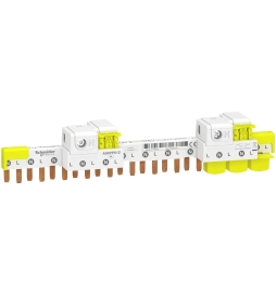 Schneider - Acti9 iDT40 - peigne avec connecteur - 1P+N - 12 modules de 18mm - 63A - A9XPP612