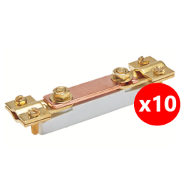 SIB - LOT - Barrette de coupure de terre plastique - Réf. : P04389x10
