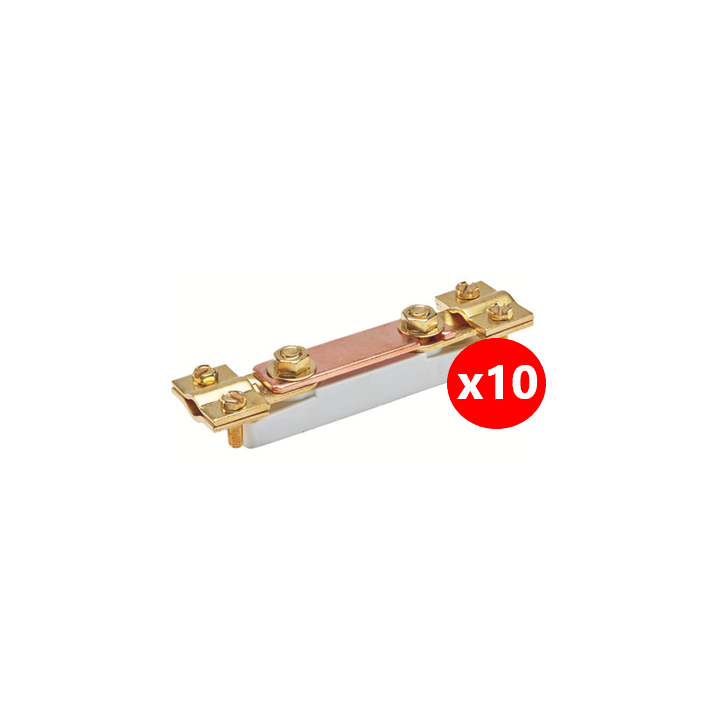 SIB - LOT - Barrette de coupure de terre plastique - Réf. : P04389x10